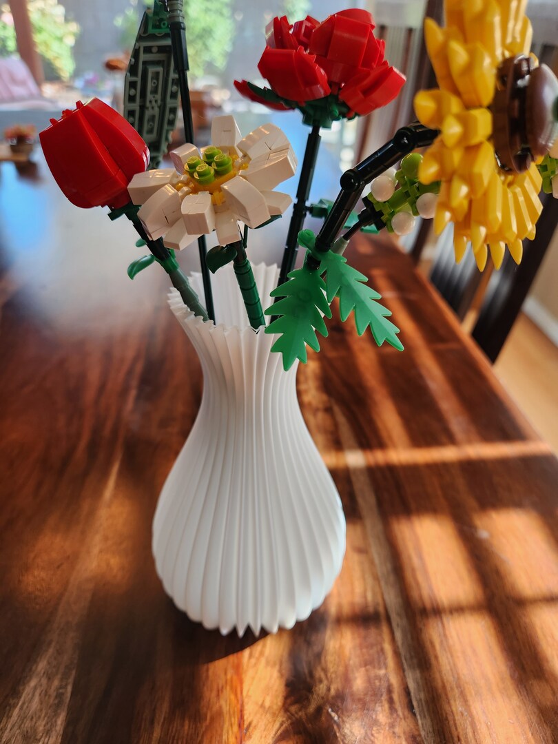 3D Printed Origami Flower Vase